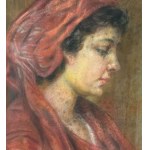 UNIDENTIFIED SIGNATURE, Profile of a woman with a headdress