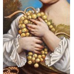 UNIDENTIFIED SIGNATURE, Portrait of a child with fruit