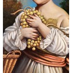 UNIDENTIFIED SIGNATURE, Portrait of a child with fruit