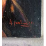 UNIDENTIFIED SIGNATURE, Portrait of a child with fruit