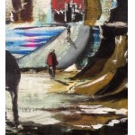 Antonio Bertè, Landscape with figures - Antonio Bertè