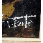 Antonio Bertè, Landscape with figures - Antonio Bertè