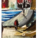 Antonio Bertè, Landscape with figures - Antonio Bertè