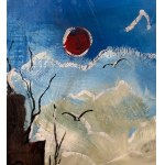 Antonio Bertè, Landscape with figures - Antonio Bertè