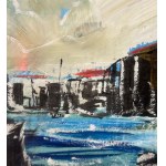 Antonio Bertè, Landscape with figures - Antonio Bertè