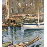 Marino Faliero, Seascape with boats - Marino Faliero