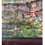 Marino Faliero, View of the Amalfi coast with a female figure - Marino Faliero