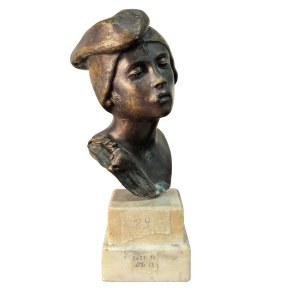 Achille D'Orsi, Bust of a young fisherman - Achille D'Orsi
