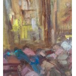 Michele D'Aniello, Church Interior with Figures - Michele D'Aniello