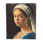 ANONIMO, Portrait of a Woman with Headgear