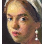 ANONIMO, Portrait of a Woman with Headgear