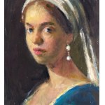 ANONIMO, Portrait of a Woman with Headgear