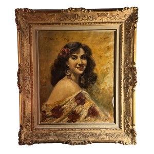 UNIDENTIFIED SIGNATURE, Portrait of a Woman