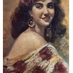 UNIDENTIFIED SIGNATURE, Portrait of a Woman