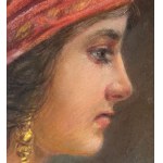 SCUOLA ITALIANA, Profile of a woman with a turban