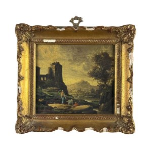 Manrico Marinozzi, Landscape with ruins - Manrico Marinozzi