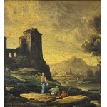 Manrico Marinozzi, Landscape with ruins - Manrico Marinozzi