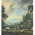 Manrico Marinozzi, Landscape with ruins - Manrico Marinozzi