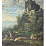 Manrico Marinozzi, Landscape with ruins - Manrico Marinozzi