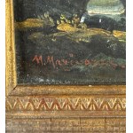 Manrico Marinozzi, Landscape with ruins - Manrico Marinozzi