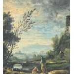 Manrico Marinozzi, Landscape with ruins - Manrico Marinozzi