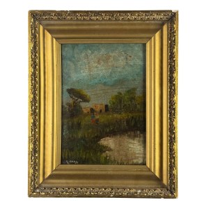 Giacinto Corsi, Countryside landscape -Giacinto Corsi