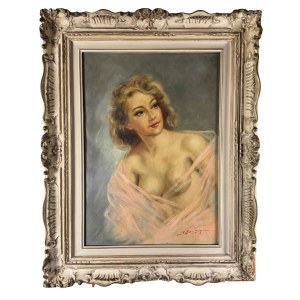 SCUOLA ITALIANA, Female nude portrait