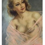 SCUOLA ITALIANA, Female nude portrait