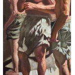 ANONIMO, Athletes in a Locker Room