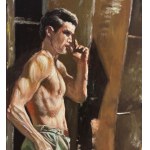 ANONIMO, Athletes in a Locker Room