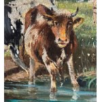 ANONIMO, Peasant with Livestock