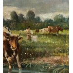 ANONIMO, Peasant with Livestock