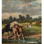 ANONIMO, Peasant with Livestock