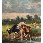 ANONIMO, Peasant with Livestock