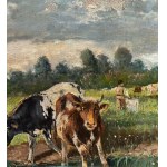 ANONIMO, Peasant with Livestock