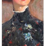 SCUOLA ITALIANA, Portrait of a woman with a hat