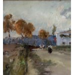 GIUSEPPE CASCIARO, Mountain landscape - GIUSEPPE CASCIARO