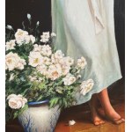 ANONIMO, Portrait of a woman indoors