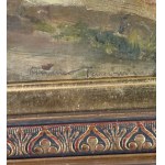 UNIDENTIFIED SIGNATURE, Small street with trees