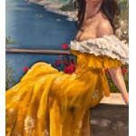 SALVATORE TESTA, Portrait of a young woman on the coast - Salvatore Testa