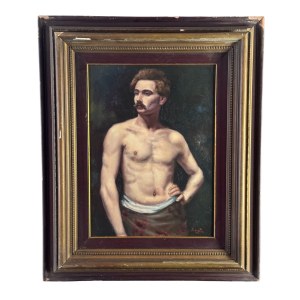 UNIDENTIFIED SIGNATURE, Male Nude