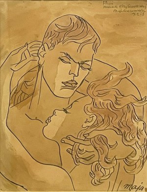 Maja Berezowska (1893 - 1978), Para, 1958