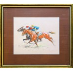 Eugene PÉCHAUBES (1890-1967), Courses de chevaux 