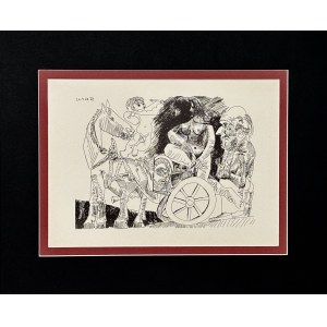 Pablo Picasso (1881-1973), Raphael et la Fornarina
