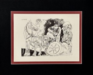 Pablo Picasso (1881-1973), Raphael et la Fornarina