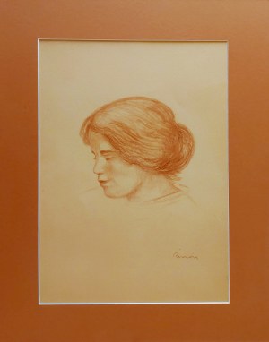 Auguste Pierre RENOIR (1841 - 1919), Portret kobiety, z serii „Hommage aux collettes”
