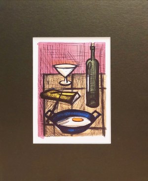 Bernard BUFFET (1928-1999), L'Oeuf sur le Plat (Jajko sadzone) z cyklu Nature Morte