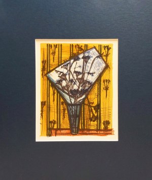 Bernard BUFFET (1928-1999), Vase de Fleurs (Le bouquet bleu/Niebieski bukiet)