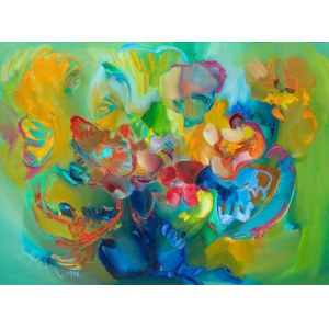 Stefania Andrykiewicz Krzyżanowska ( 1929 - 2012 ), Świadomość /Wiosna/, 1996