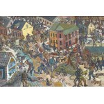 Edward Dwurnik ( 1943 - 2018 ), Międzylesie ( Ogródki ), 1969